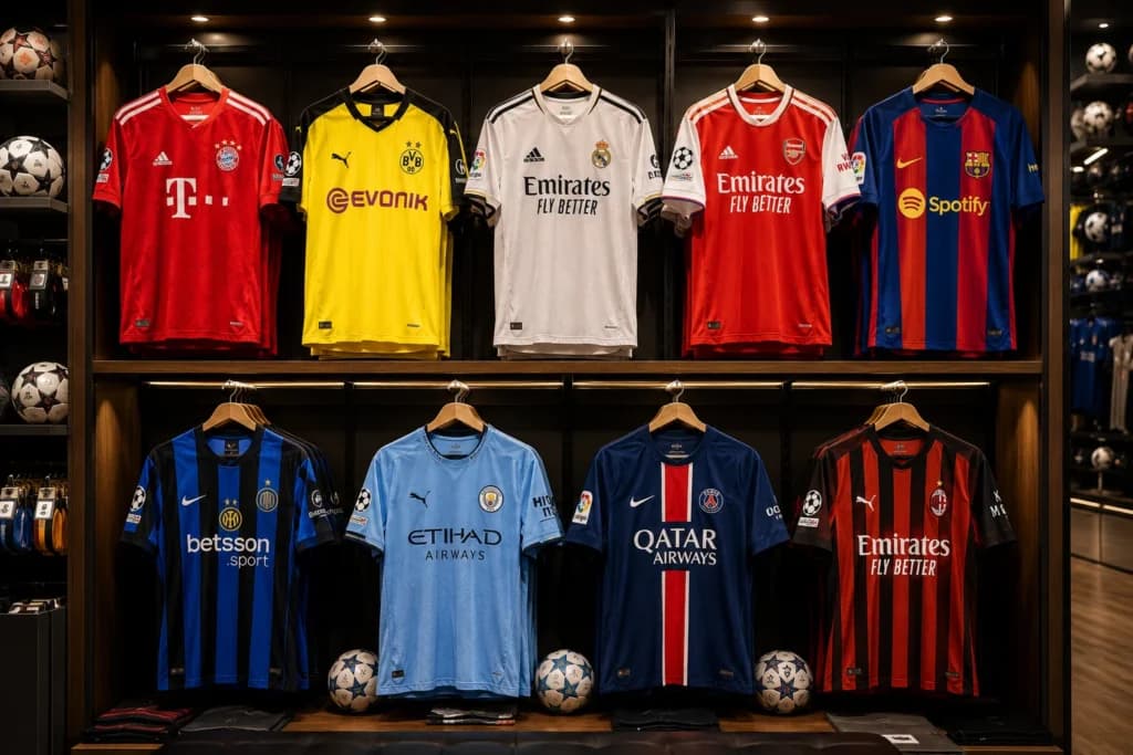 Best Champions League Jerseys & Boots for the 2026/27 UEFA Champions League Group Stage By Unisport